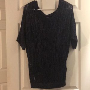 Blue express long top